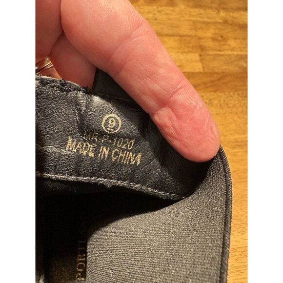 PORTLAND Chelsea Boots Black Lug bottom Size 9 Indy Whimsygoth Gorpcore Y2K NEW - Picture 6 of 6